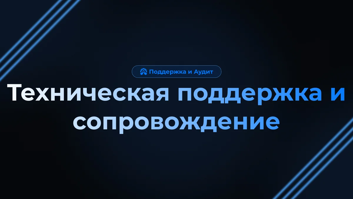 Техническая поддержка и сопровождение
